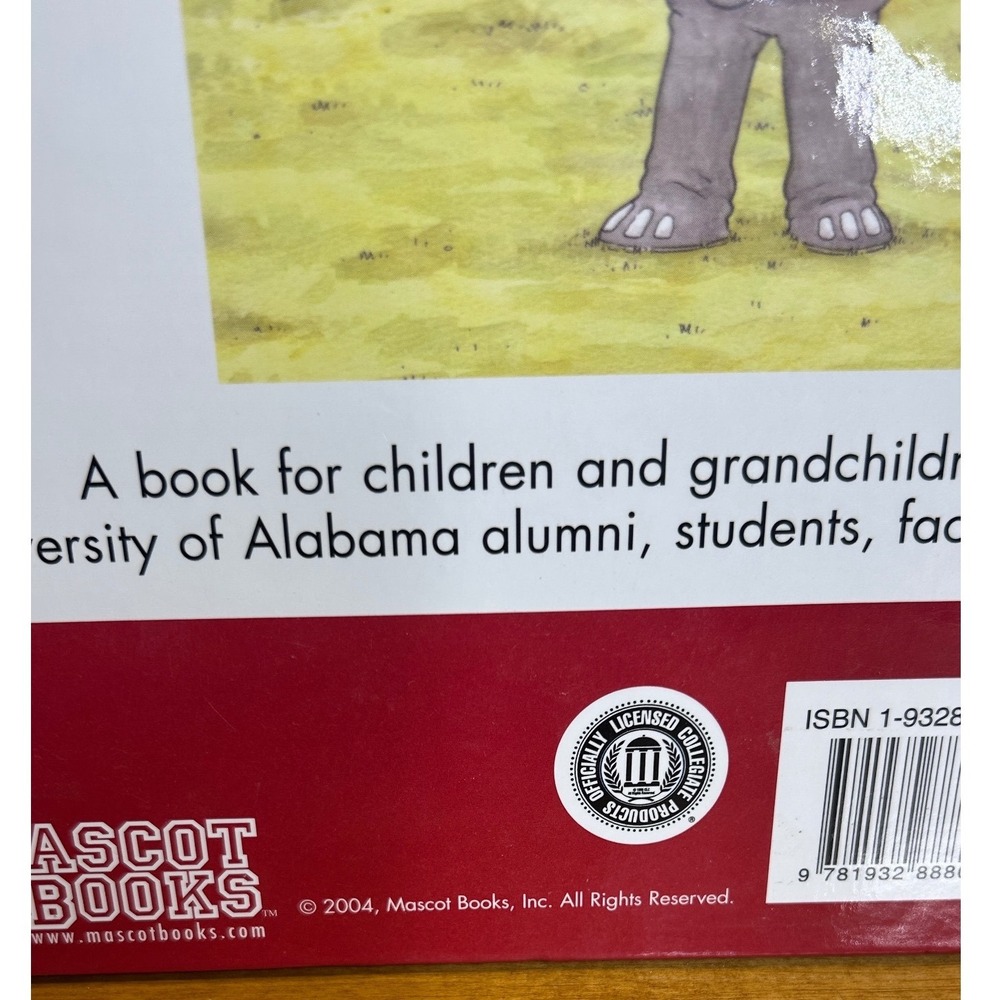 Mascot Books Hello Big Al! Alabama Childrens Book White Red Hardcover 2004‎ - Picture 5 of 7